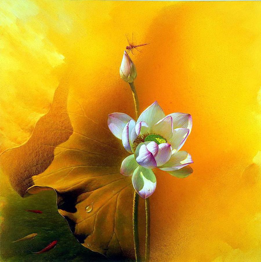 Лотос — божественный цветок Востока, или Символ чистоты и совершенства в творчестве, фото № 33