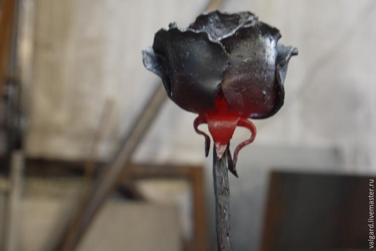 Создание кованой розы, фото № 19 Создание кованой розы, фото № 19