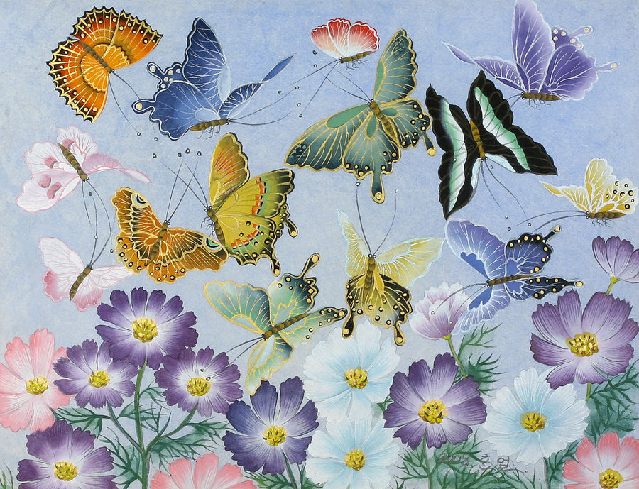 Бабочки — это цветы, которые сорвал ветер, фото № 30