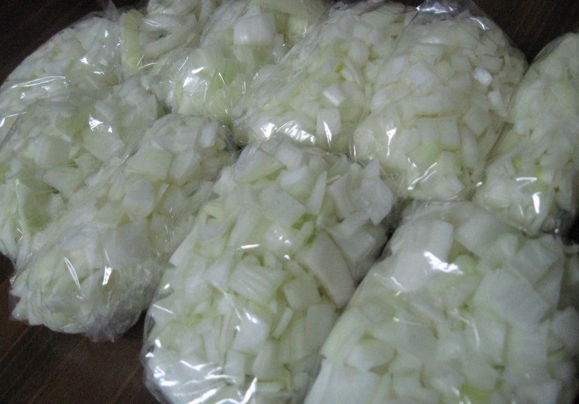 Заморозка лука
