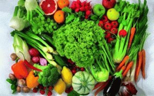 Свежие овощи при язве