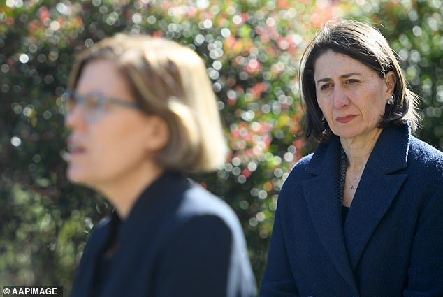 Premier Gladys Berejiklian (pictured) has vowed to ignore the lockdown system used by Victoria if coronavirus cases in New South Wales get out of control