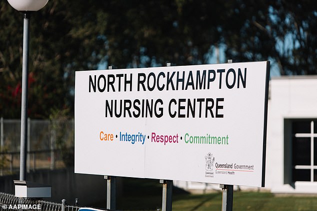 North Rockhampton Nursing Centre in Queensland on May 16. The centre went into lockdown after a nurse tested positive to coronavirus