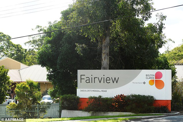 Bolton Clarke aged care facility in Pinjarra Hills, Brisbane, on August 1 after a Queensland woman tested positive to COVID-19