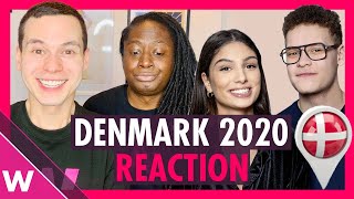 Denmark Eurovision 2020 reaction 