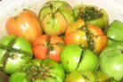 Зеленые фаршированные помидоры