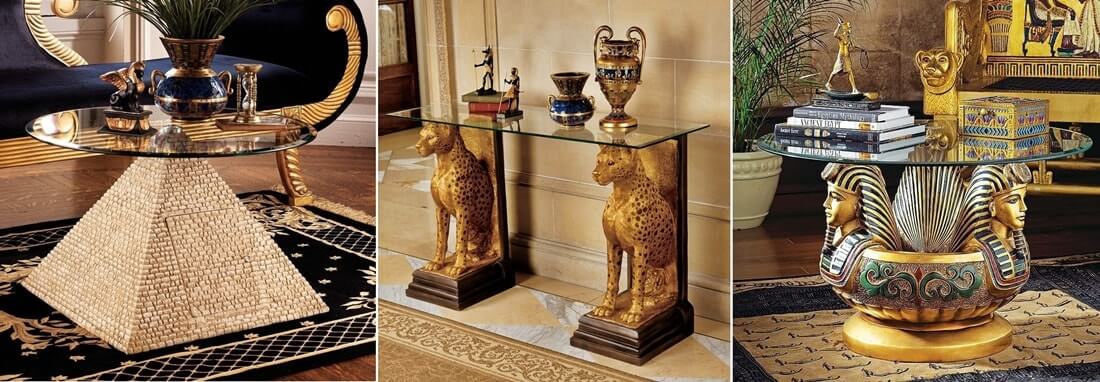 Египетский стиль в интерьере - мебель