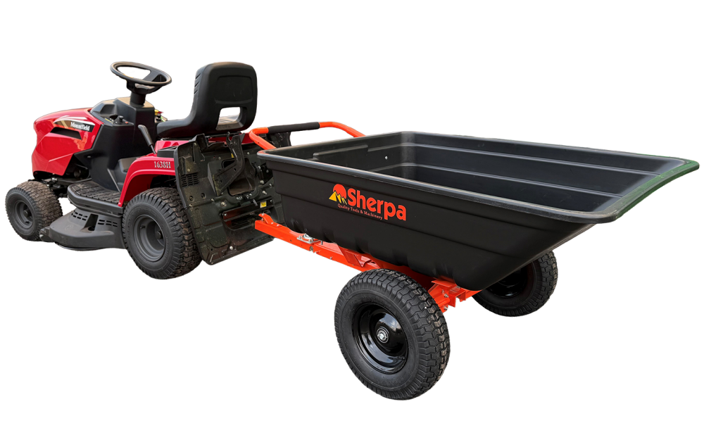 Sherpa Premium Combi Trailer for Ride-On Mower