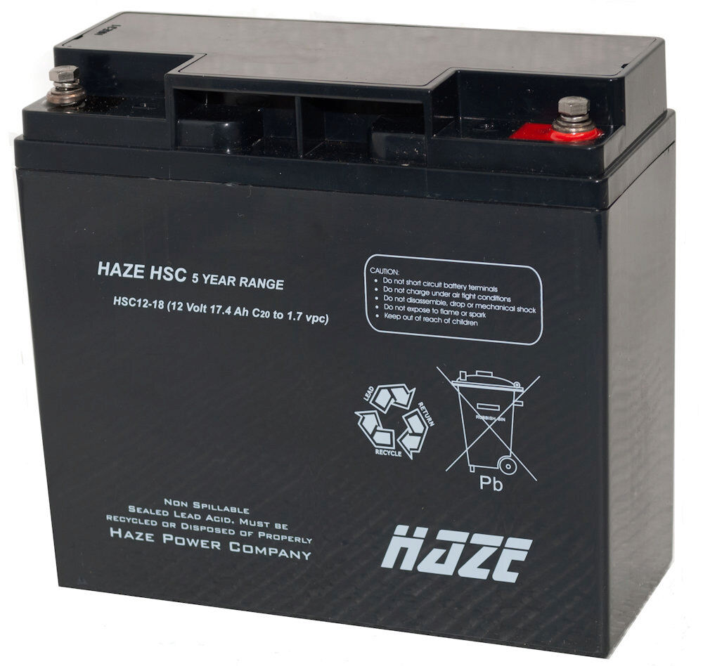 UNIVERSAL BATTERY 12v - 18Ah - 181x76x167mm  HSC12-18