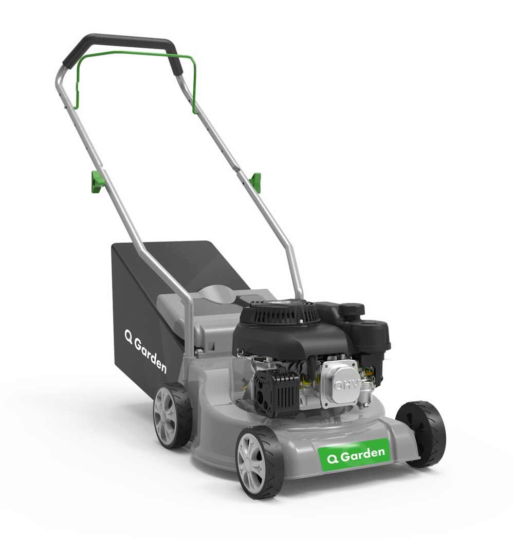 Q-Garden QG39-130 Petrol Rotary Lawn Mower 39cm