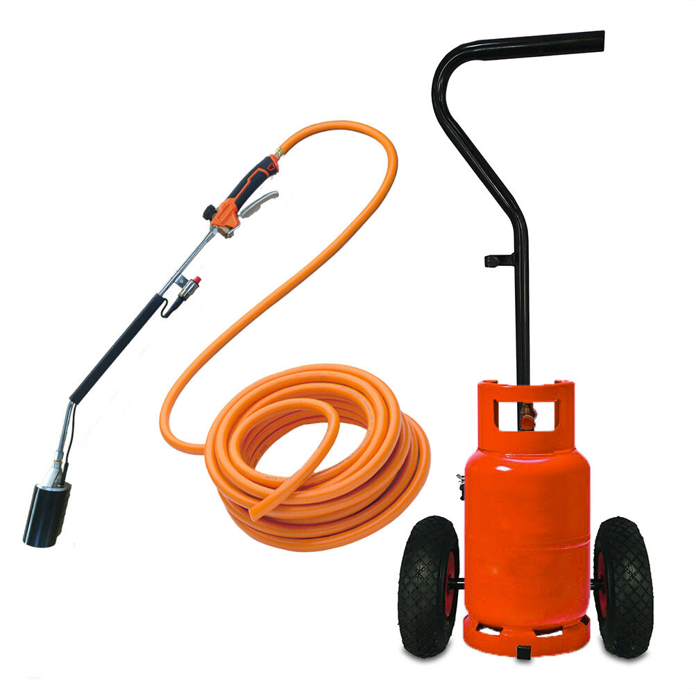 Sherpa Professional Gas Weed Burner and Trolley Kit