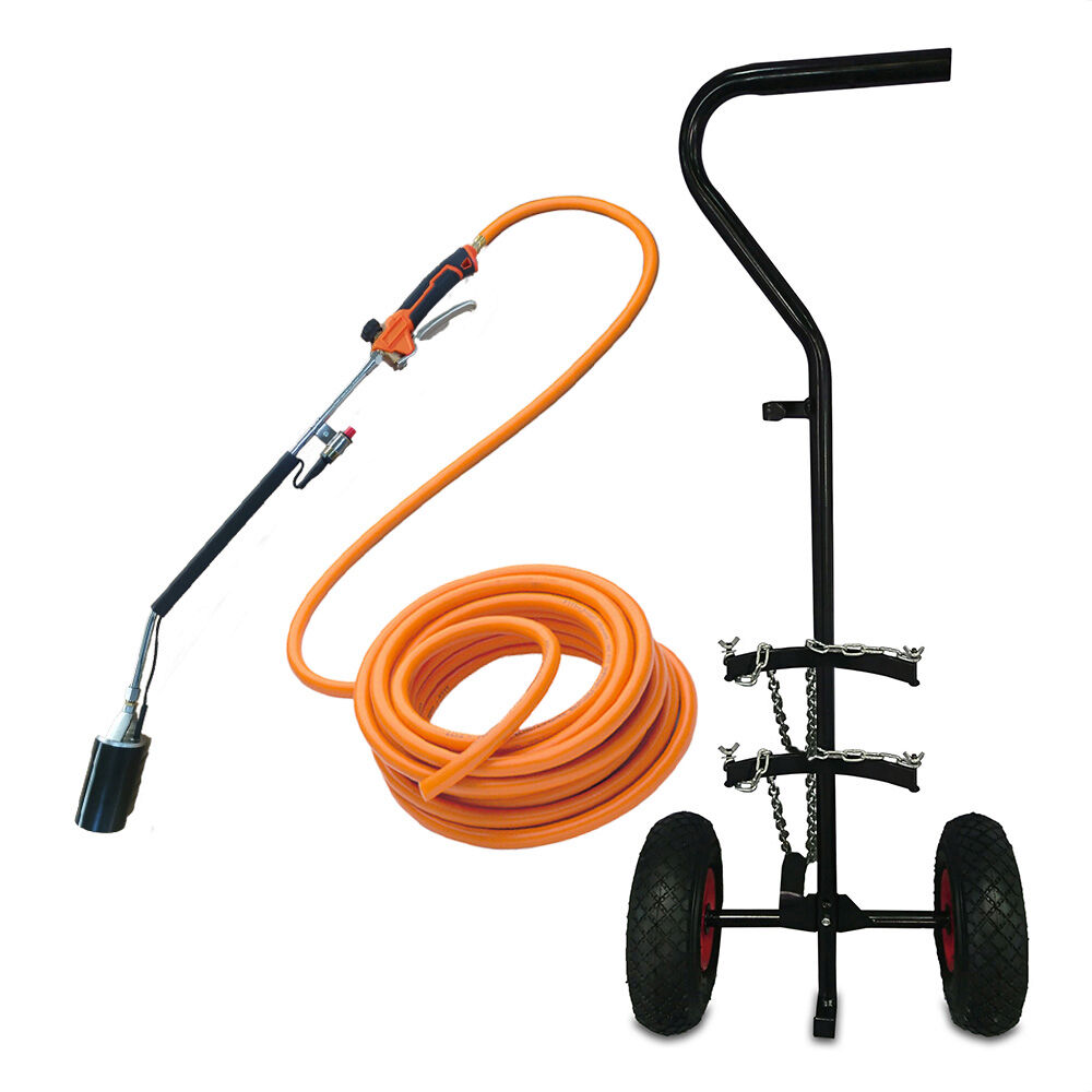 Sherpa Professional Gas Weed Burner and Trolley Kit