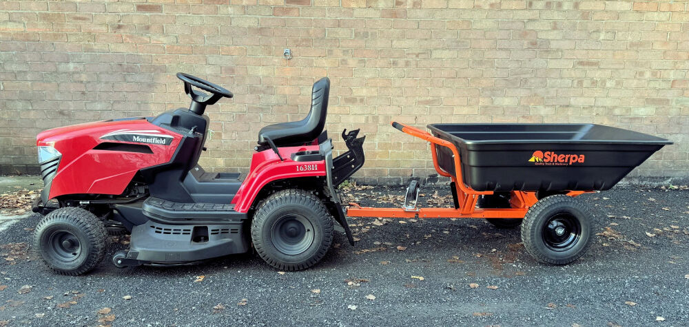 Sherpa Premium Combi Trailer for Ride-On Mower from Mower Magic Sherpa Premium Combi Trailer for Ride-On Mower from Mower Magic