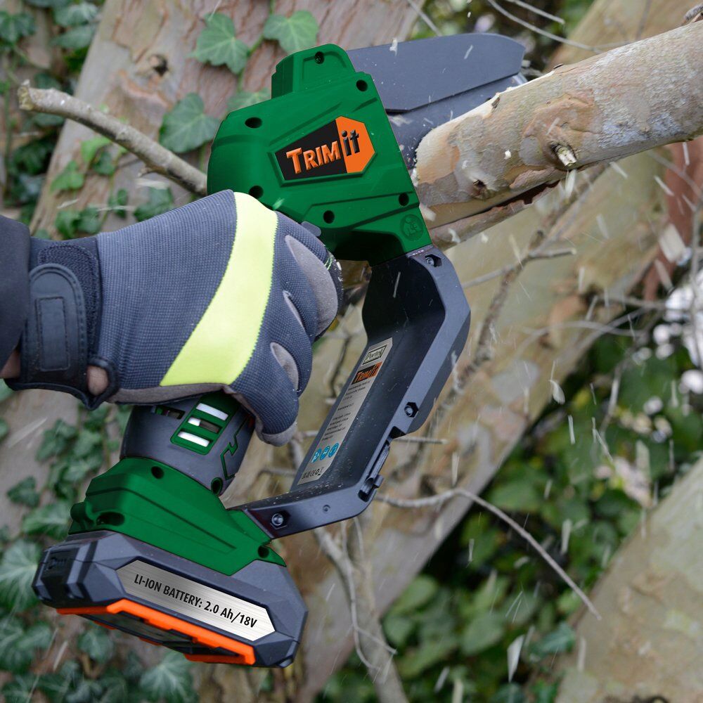 Portek Trim-iT Cordless Pruning Chainsaw Kit 18v / 120mm