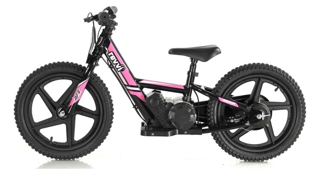 REVVI Childs Electric Balance Bike 16in / Pink
