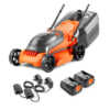 Flymo EasiStore 340R Cordless Lawnmower 36V inc 2 x 2ah Batteries
