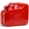 Red Metal Fuel Jerry Petrol Can 10L