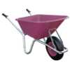 Burgundy Poly Wheelbarrow 90 litre