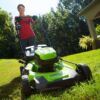 Greenworks Cordless Self Propelled Cordless Lawnmower 60v / 46cm (Tool Only) Thumbnail 2 Greenworks Cordless Self Propelled Cordless Lawnmower 60v / 46cm (Tool Only) Thumbnail 2