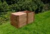 Classic Double Wooden Compost Bins Thumbnail 2 Classic Double Wooden Compost Bins Thumbnail 2