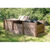 Classic Triple Wooden Compost Bins Thumbnail 1 Classic Triple Wooden Compost Bins Thumbnail 1