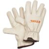 To Clear - Special Price - Stihl Worker Leather Gloves Medium Thumbnail 1
