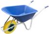 Polycarbonate Barrow with Flatproof Tyre 100L - Blue Thumbnail 1