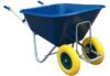 Big Blue Twin-Wheel Barrow with Flatproof Tyres 280L (Flatpack) Thumbnail 1 Big Blue Twin-Wheel Barrow with Flatproof Tyres 280L (Flatpack) Thumbnail 1