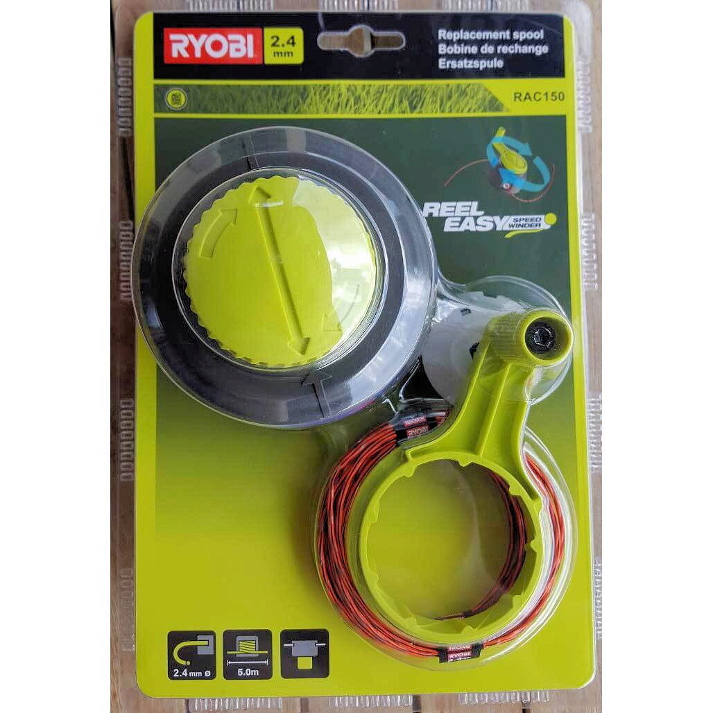 Ryobi RAC150 Replacement Trimmer Head Spool and Easy Winder