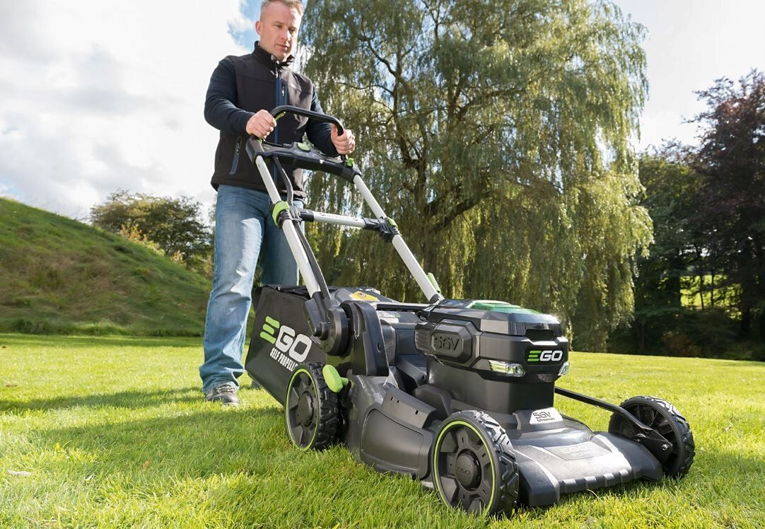 EGO LM2021ESP Premium Cordless Self-Propelled Mower Kit 50cm  5Ah / 50cm from Mower Magic