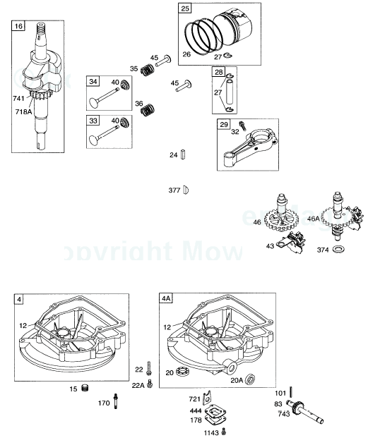 Briggs & Stratton Engine Quattro 10A902, 2