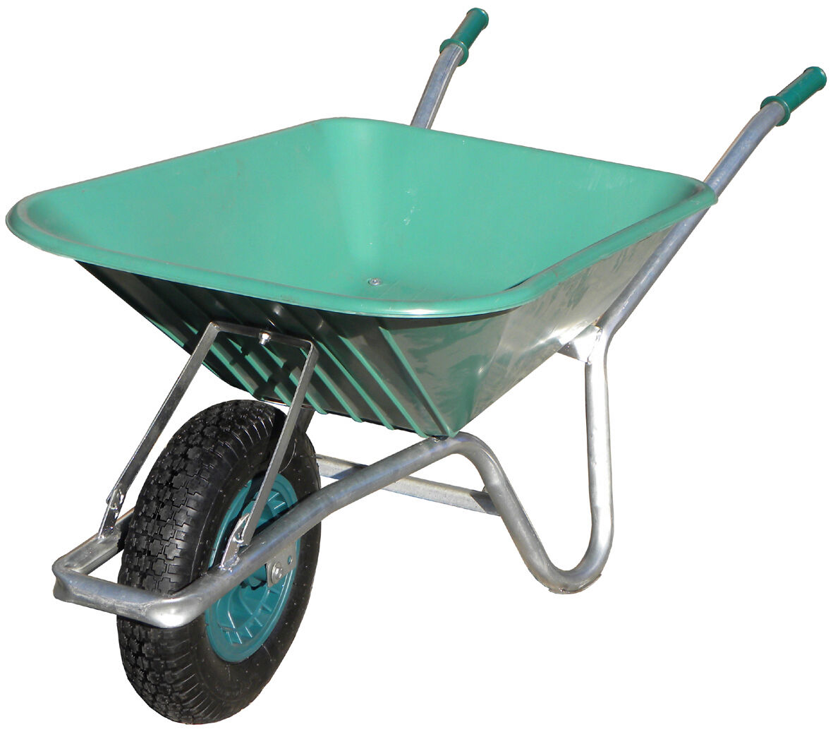 Polypropylene Barrow  Tyre 90L - Green