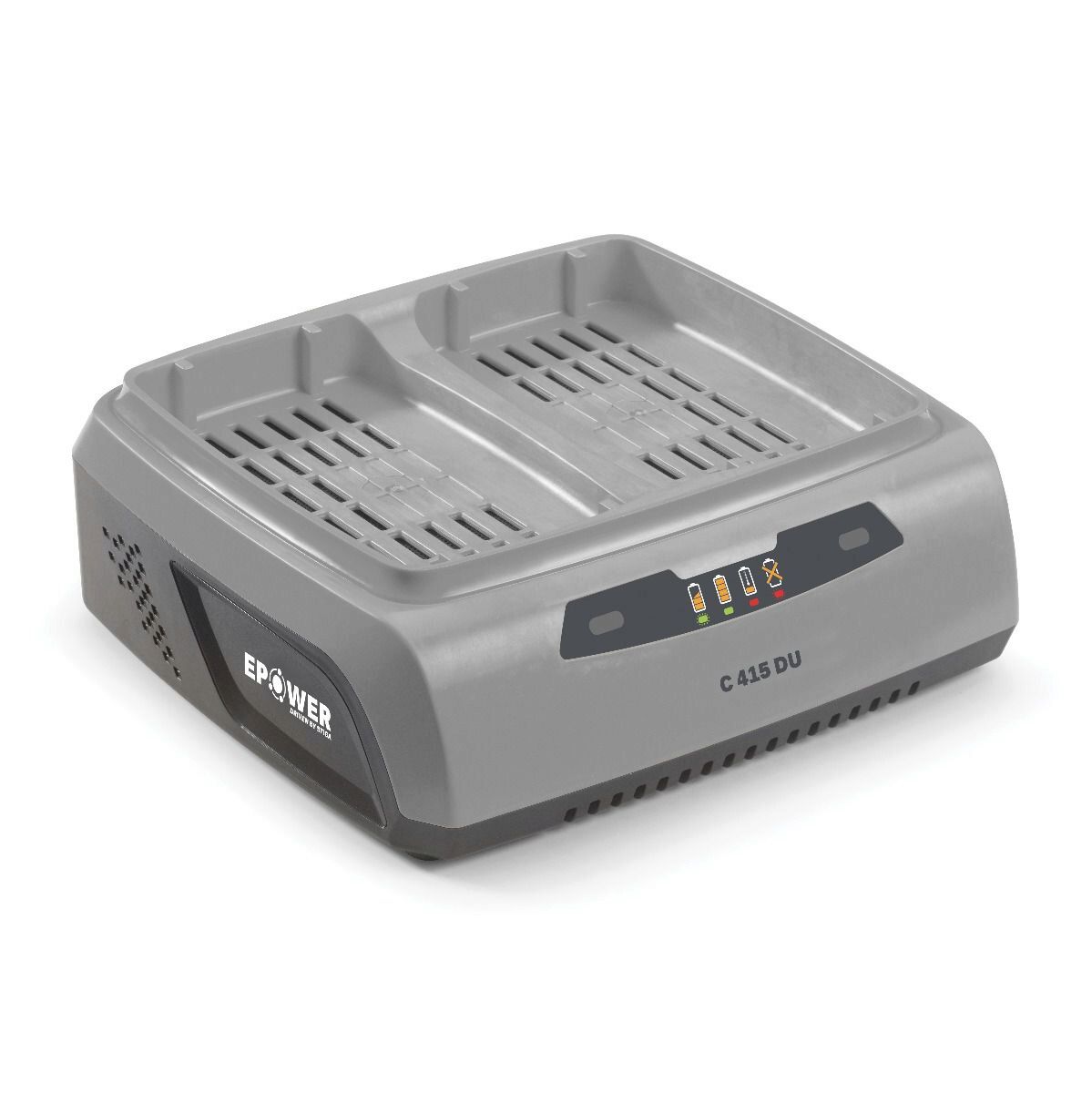 See the option Stiga Mountfield Dual Charger C415DU - 500 / 700 Series  (Was 278021208/ST1)