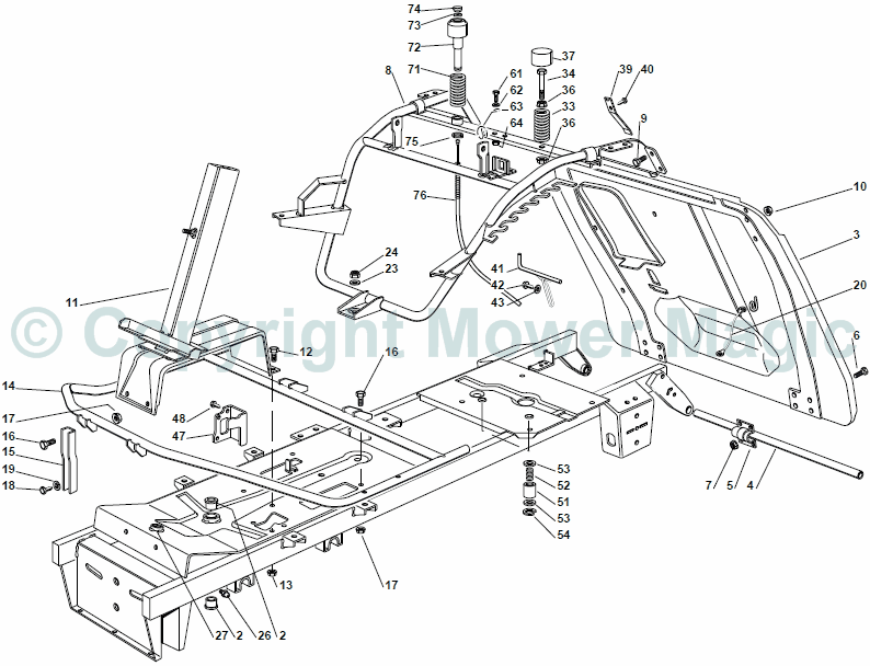 Chassis - Mountfield (2009 - 2011) 1228 Hydro 2T1524483 UM9