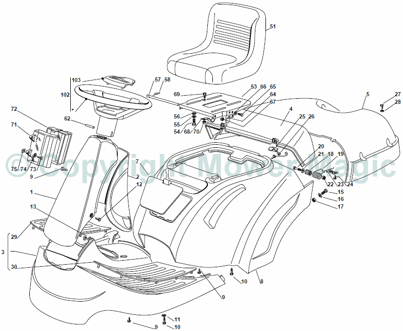 Body - Mountfield (2009 - 2011) 1228 Hydro 2T1524483/UM9