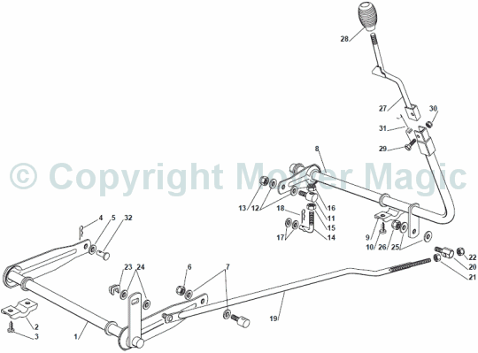 Cutting Plate Lifting - Mountfield (2009 - 2011) 1228 Hydro 2T1524483/UM9