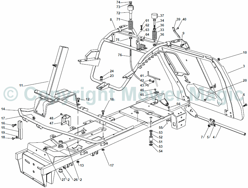 Chassis - Mountfield (2009 - 2010) 1228 Manual 2T1124483/UM9