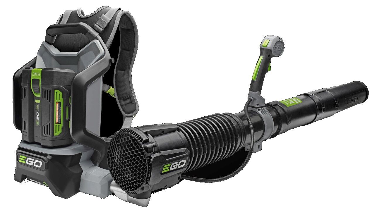 EGO LB6002E Cordless Backpack Leaf Blower Kit (5.0Ah + Rapid Charger) from Mower Magic