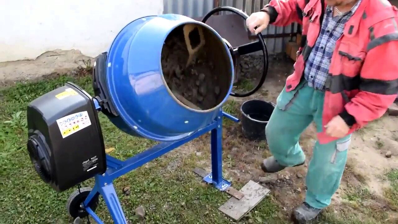Scheppach Mix 125 Electric Cement Mixer 550w / 125L from Mower Magic