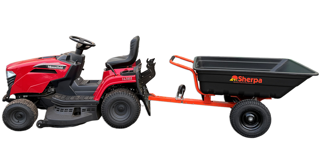 Sherpa Premium Combi Trailer for Ride-On Mower