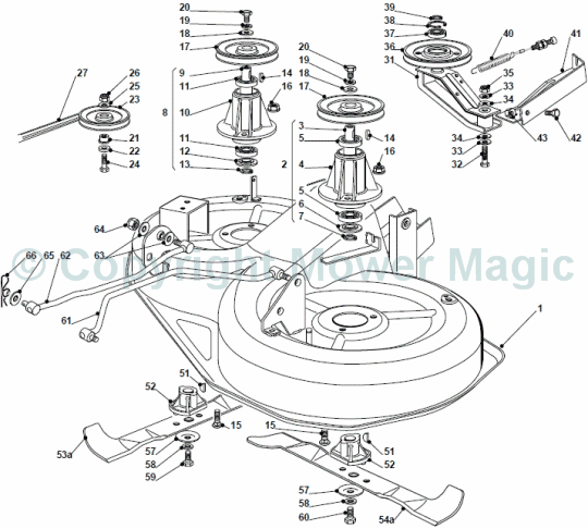 Cutting Plate - Mountfield (2010) 2T0320283/M10, 2T0320483/M10 1436 Manual