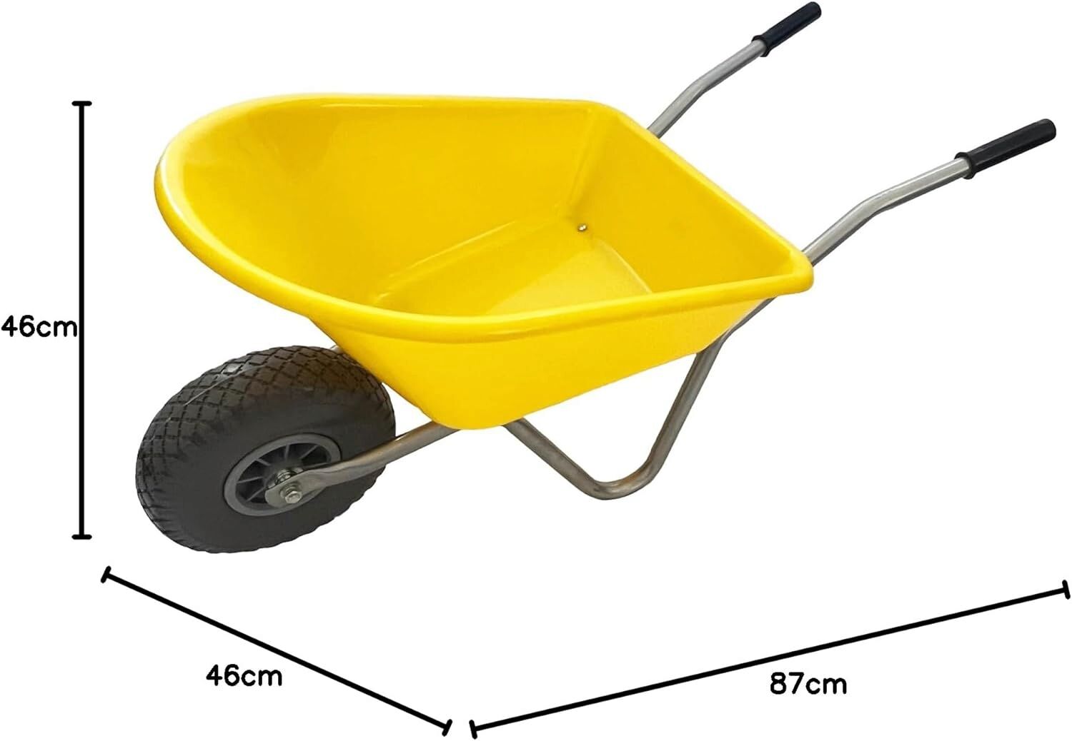 County Junior Childs Wheelbarrow - Yellow