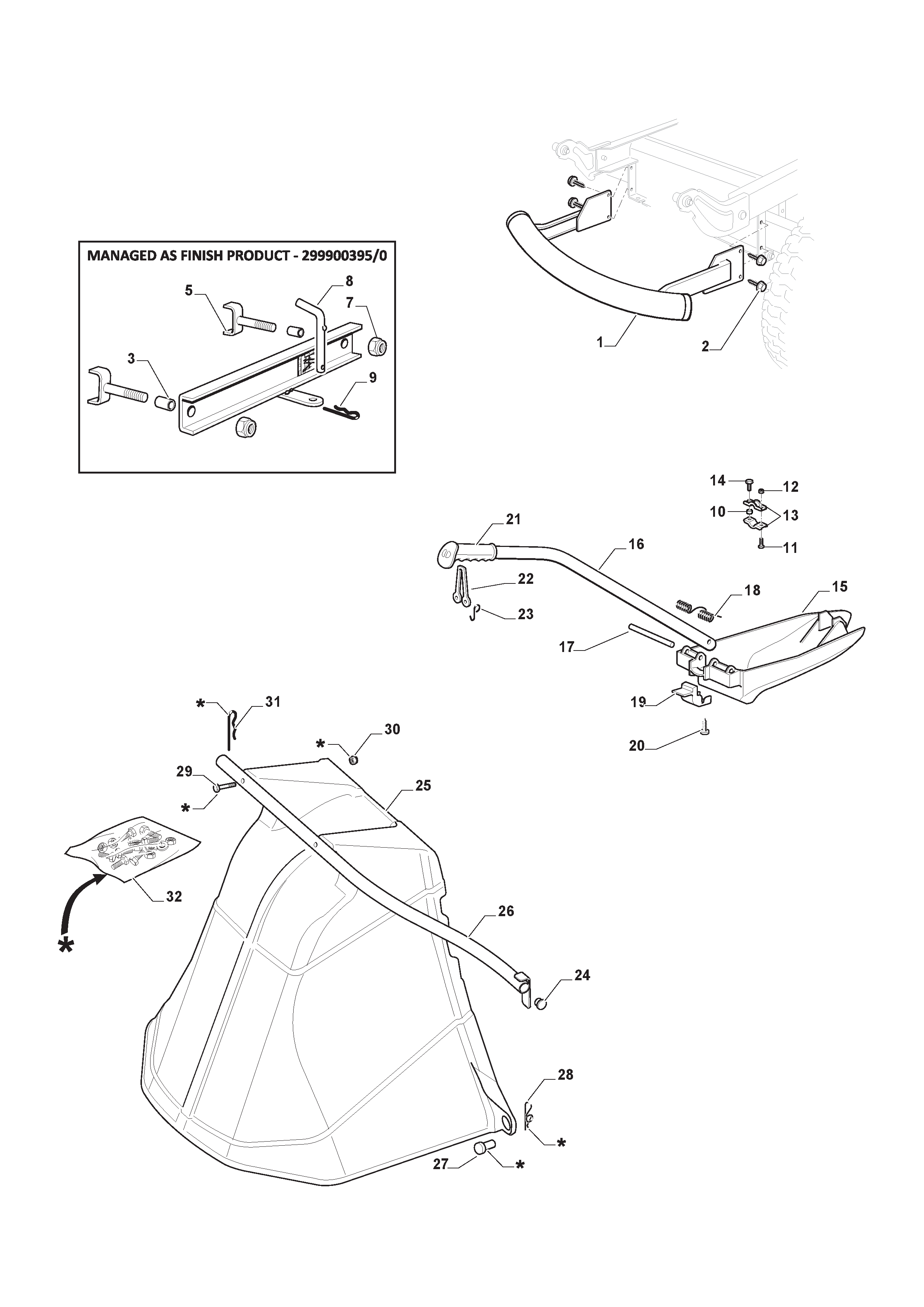 Mountfield 1530H 2T2120483/M15 Accessories