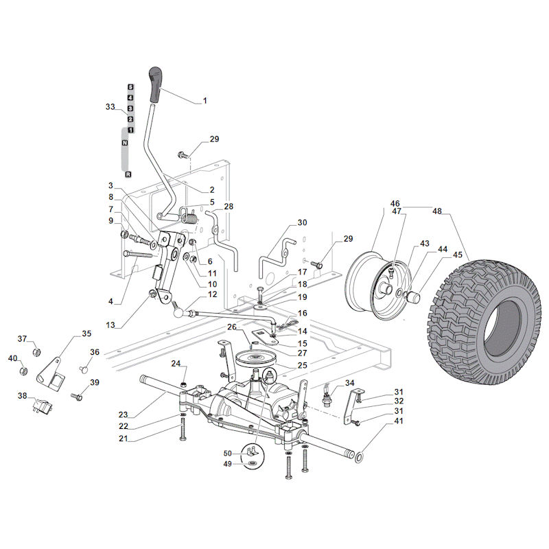 Mountfield 1530M 2T2020483/M15 Transmission Spares