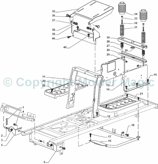 Chassis - Mountfield (2009 - 2010) 1538 SD 2T3244483/UM9