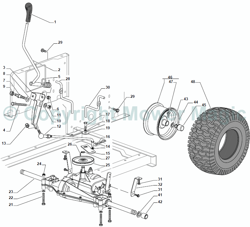 Transmission - Mountfield (2009 - 2010) 1538 SD 2T3244483/UM9