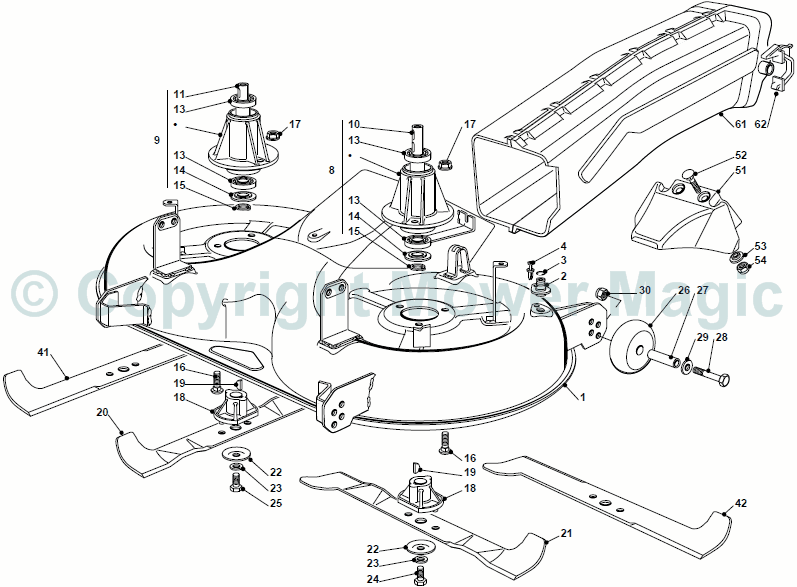 Cutting Plate (2) - Mountfield (2009 - 10) 1540H 2T5544483/1640H 2T0930483/M10/1840H 2T566483/2040H 2T5672483 Cutting Plate (2) - Mountfield (2009 - 10) 1540H 2T5544483/1640H 2T0930483/M10/1840H 2T566483/2040H 2T5672483