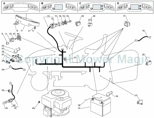Electrical Parts - Mountfield (2009 - 10) 1540H 2T5544483/1640H 2T0930483/M10/1840H 2T566483/2040H 2T5672483 Electrical Parts - Mountfield (2009 - 10) 1540H 2T5544483/1640H 2T0930483/M10/1840H 2T566483/2040H 2T5672483