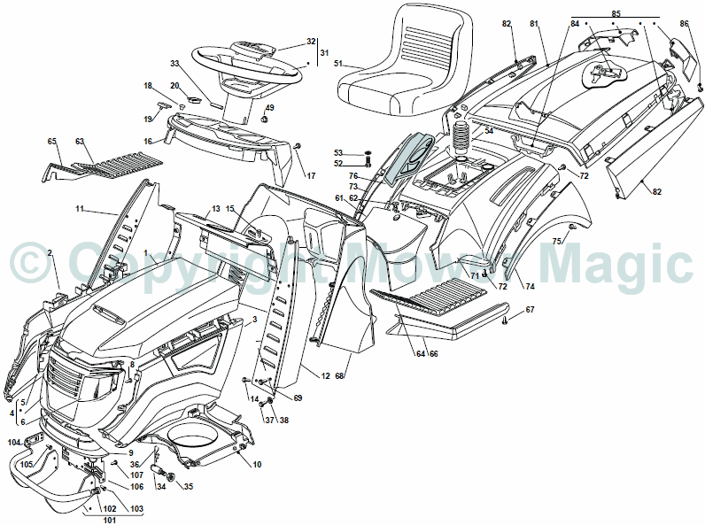 Body - Mountfield (2009 - 10) 1540H 2T5544483/1640H 2T0930483/M10/1840H 2T566483/2040H 2T5672483 Body - Mountfield (2009 - 10) 1540H 2T5544483/1640H 2T0930483/M10/1840H 2T566483/2040H 2T5672483
