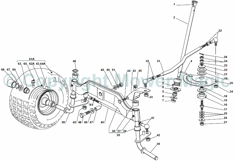 Steering - Mountfield (2010) 1540M 2T5144483/UM9 /1640M 2T0730483/M10